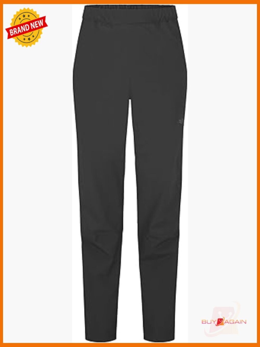 Waterproof Breathable Rain Pants for Hiking with Articulated Knees